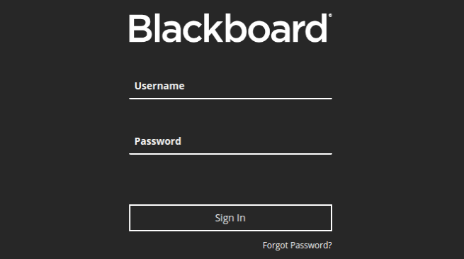 ul blackboard log in