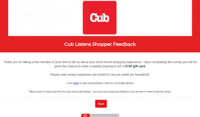 Cub Listens Survey
