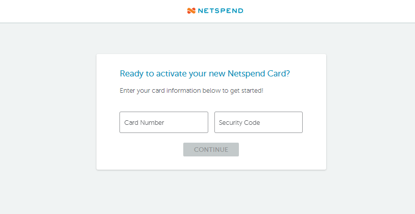 netspend card activate