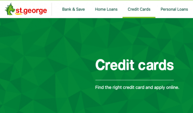St George Credit Card