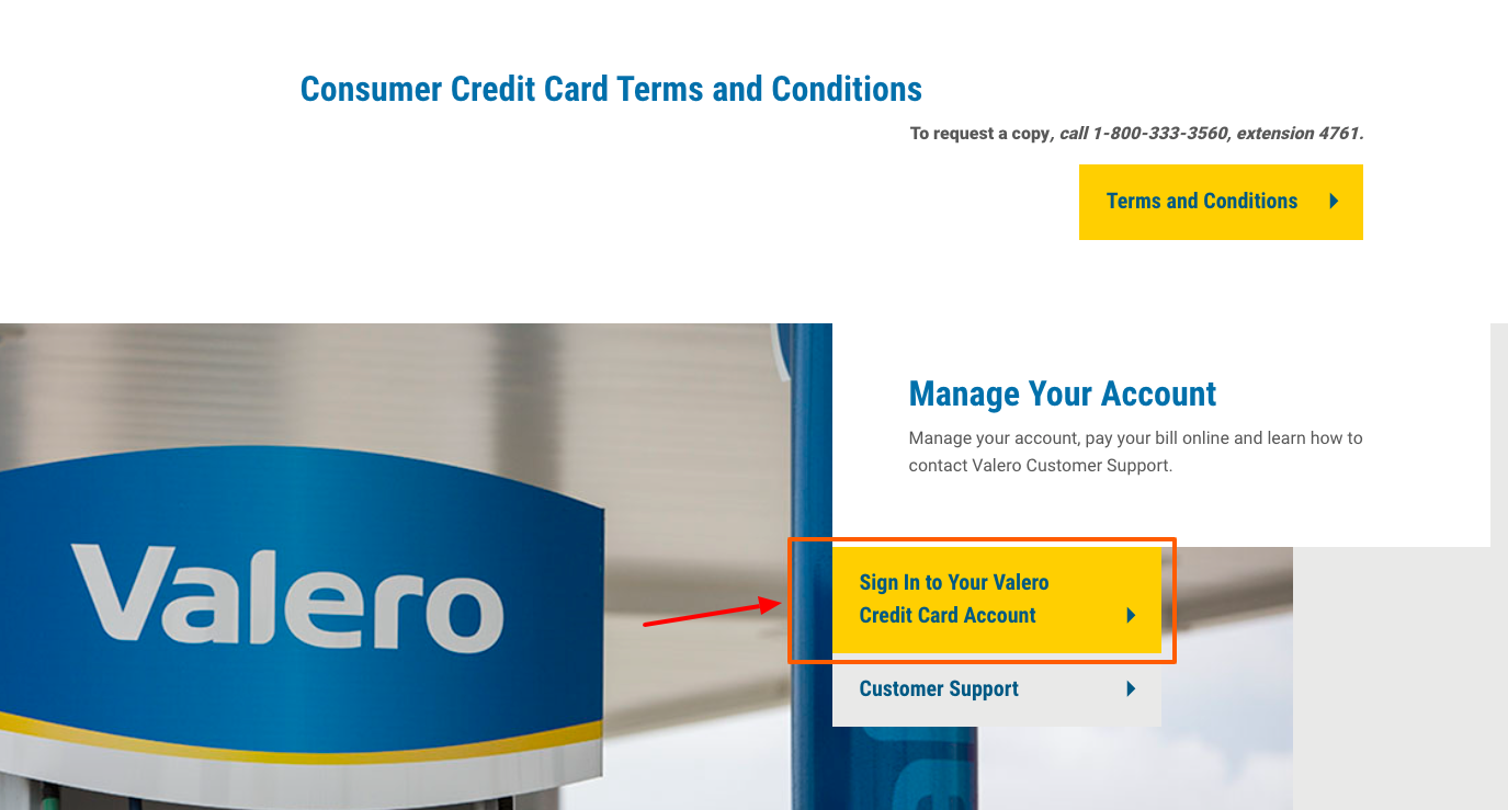 valero fleet credit card login